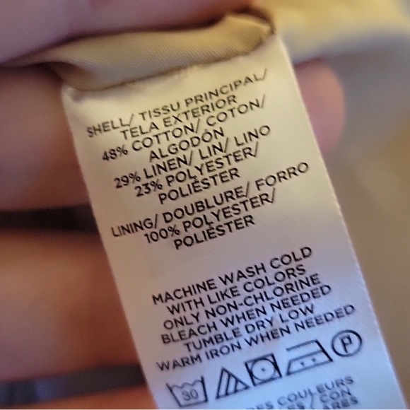 Ann Taylor NWT Linen Blend Square Neck Dress 6 - Picture 5 of 8